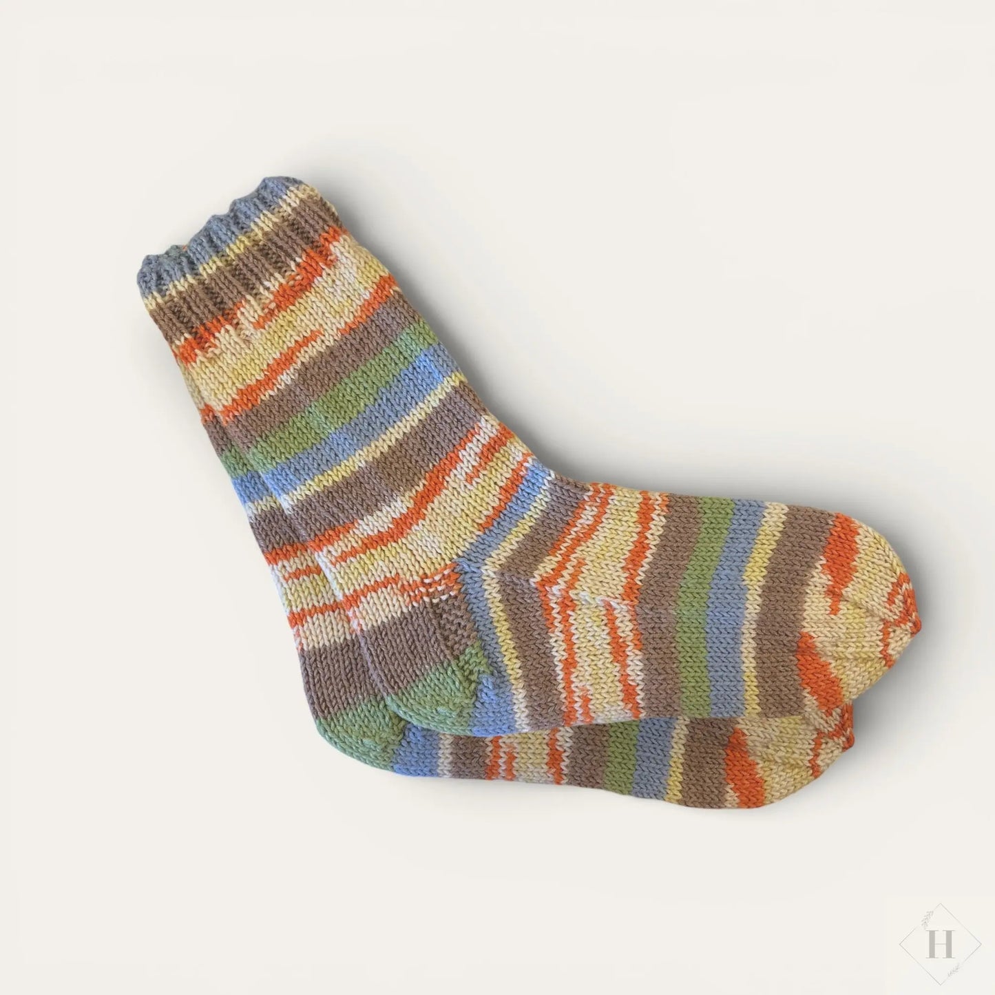 Håndstrikkede uldsokker str. 39-40 - Unika Jnortheved