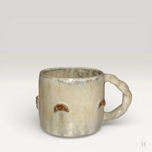 Krus med hank - croissant Clay by Hornstrup