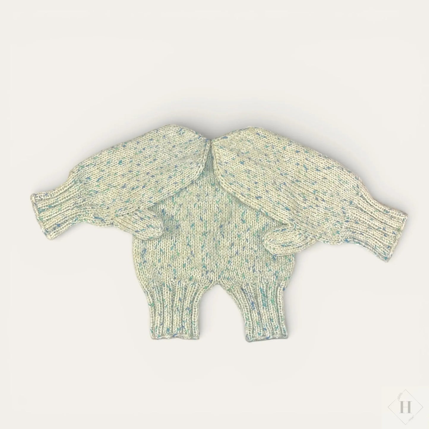 Kærestevanter - lys gul HG Design