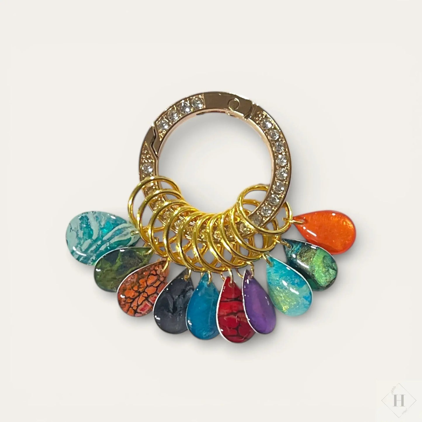 Sæt med 10 håndlavede maskemarkører i farvenuancer Great Fun Arts