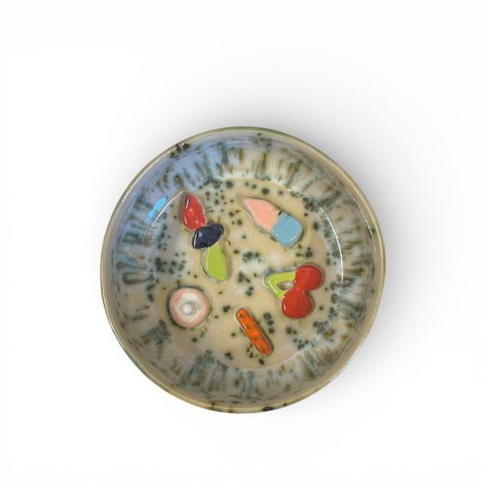 Håndlavet slikskål - Unik dansk keramik