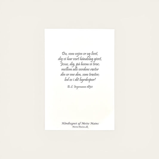 Konfirmationskort til pige