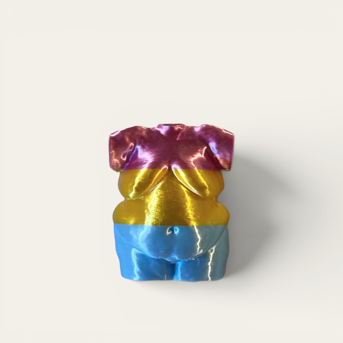 Broche torso - pansexual pride