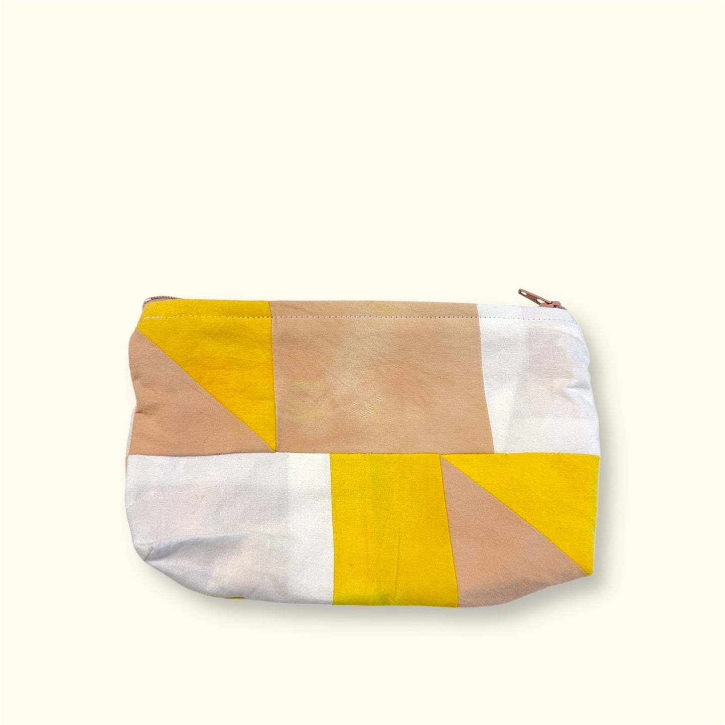 Mellem pung i patchwork - rosa/gul nuancer (Copy) Vera Hjerrild