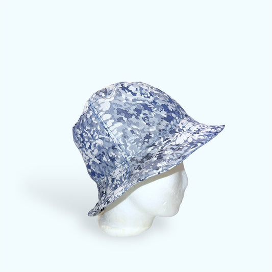 Bøllehat i blåt armystof str 56 HG Design