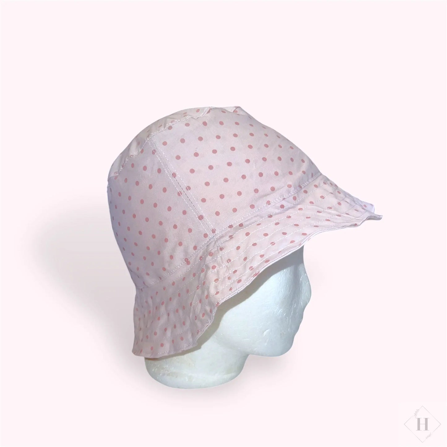 Bøllehat i lyserød str 54 HG Design