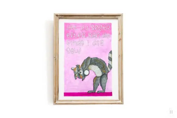 Statement plakat - Det du søger Nanna Nør