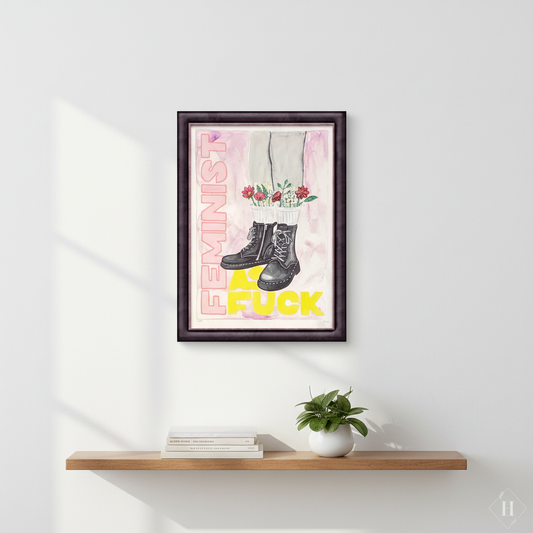 Feminist as Fuck plakat Nanna Nør – lifestyle