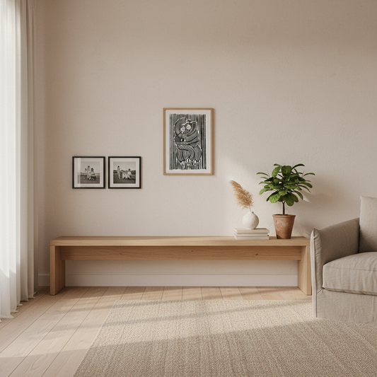 Flettet sammen plakat A3