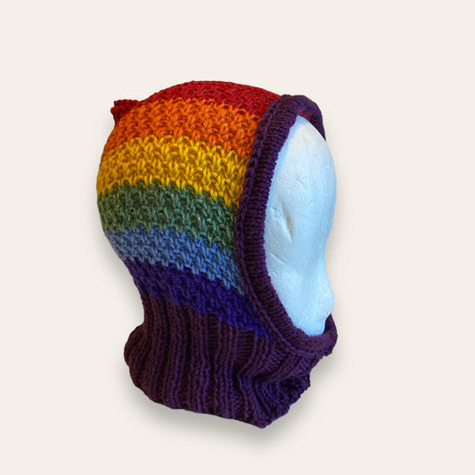 Balaclava - voksen (regnbue) Jo C