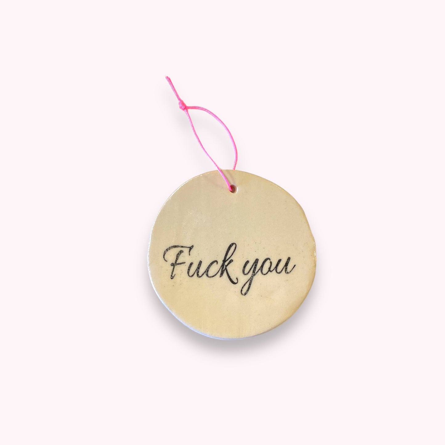 Stentøj ophæng - Fuck you