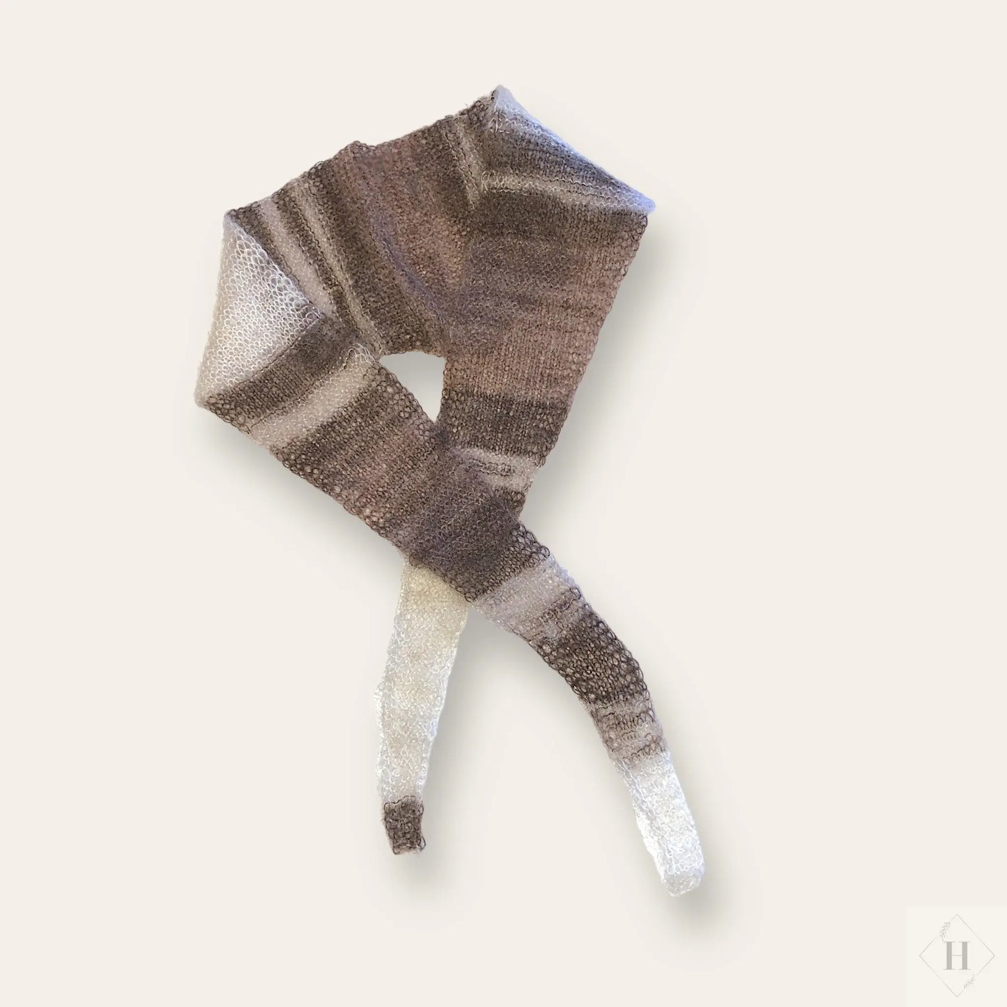 Lille tørklæde i mohair Laila