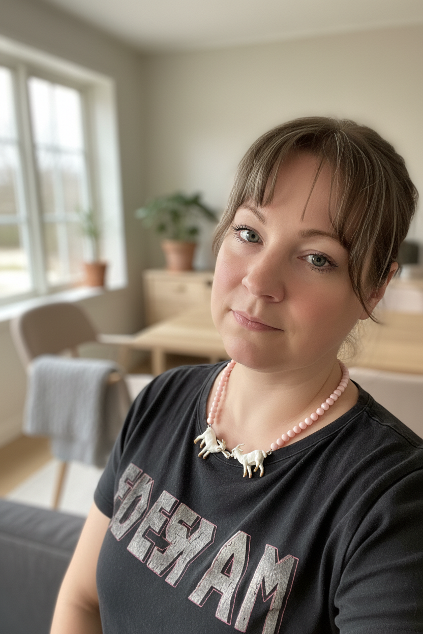 Halskæde med kærligheds geder | Gitte Bramm