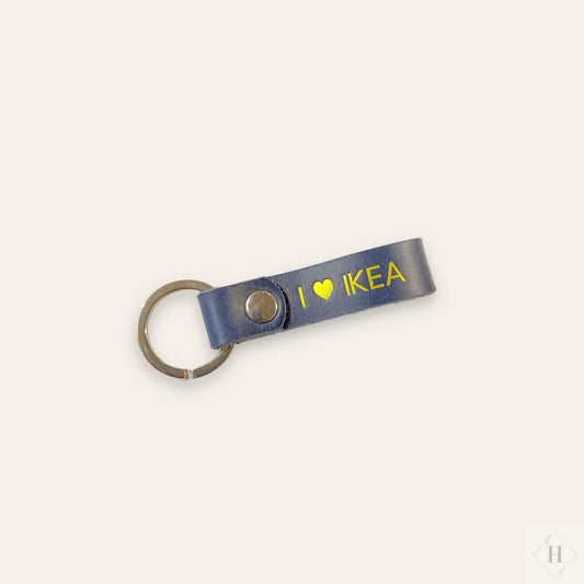 Lille læder nøglering - i 🩷 ikea (flere varianter) Unika Nord