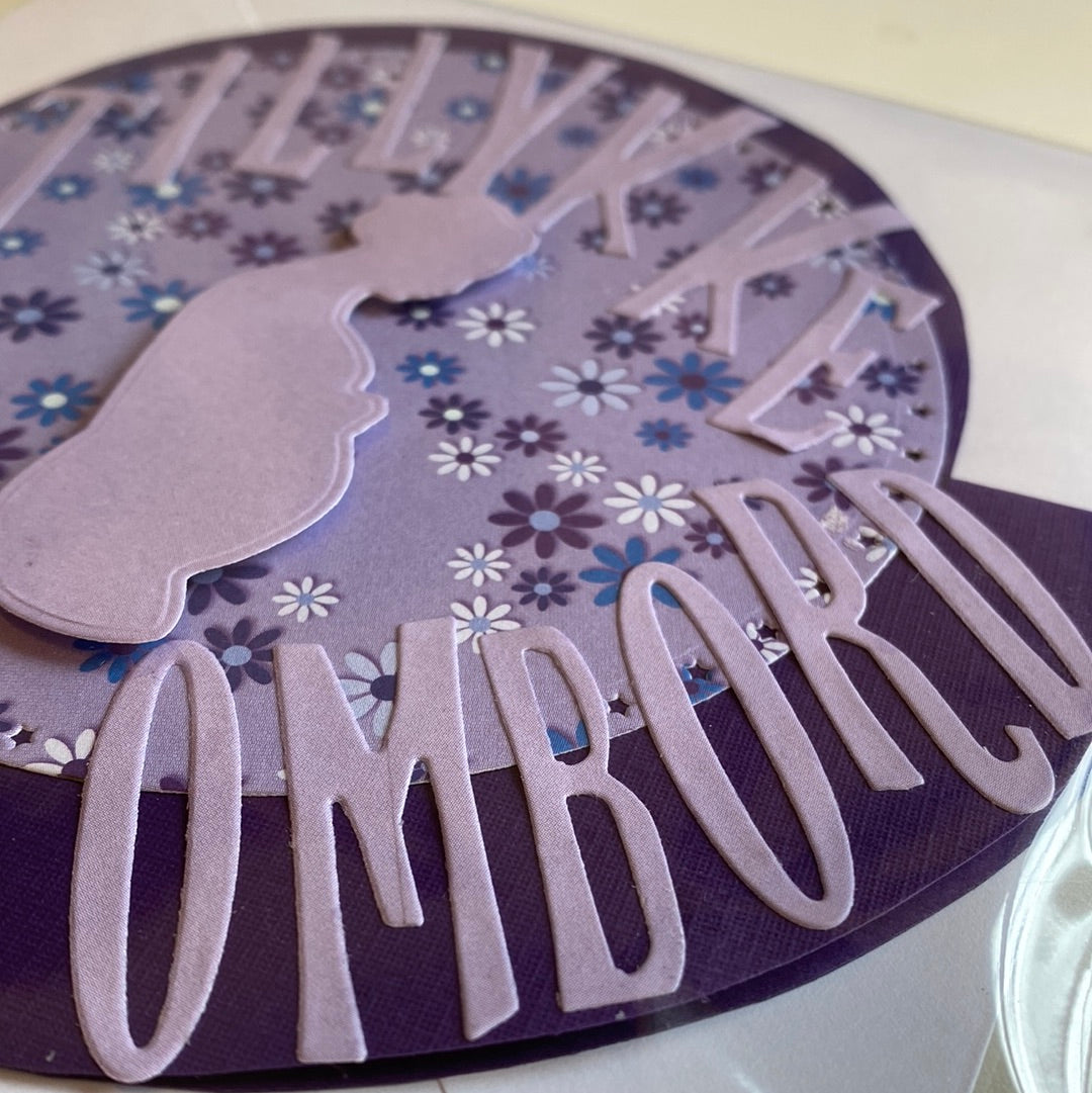 Gravid - vippekort Helle Vang