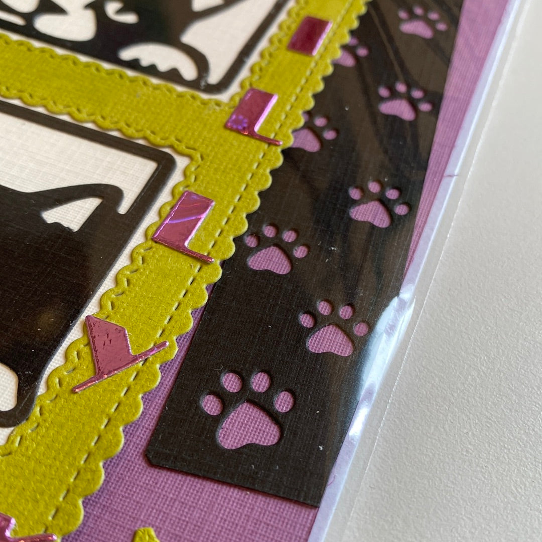 Fødselsdag 7 år - kort Helle Vang