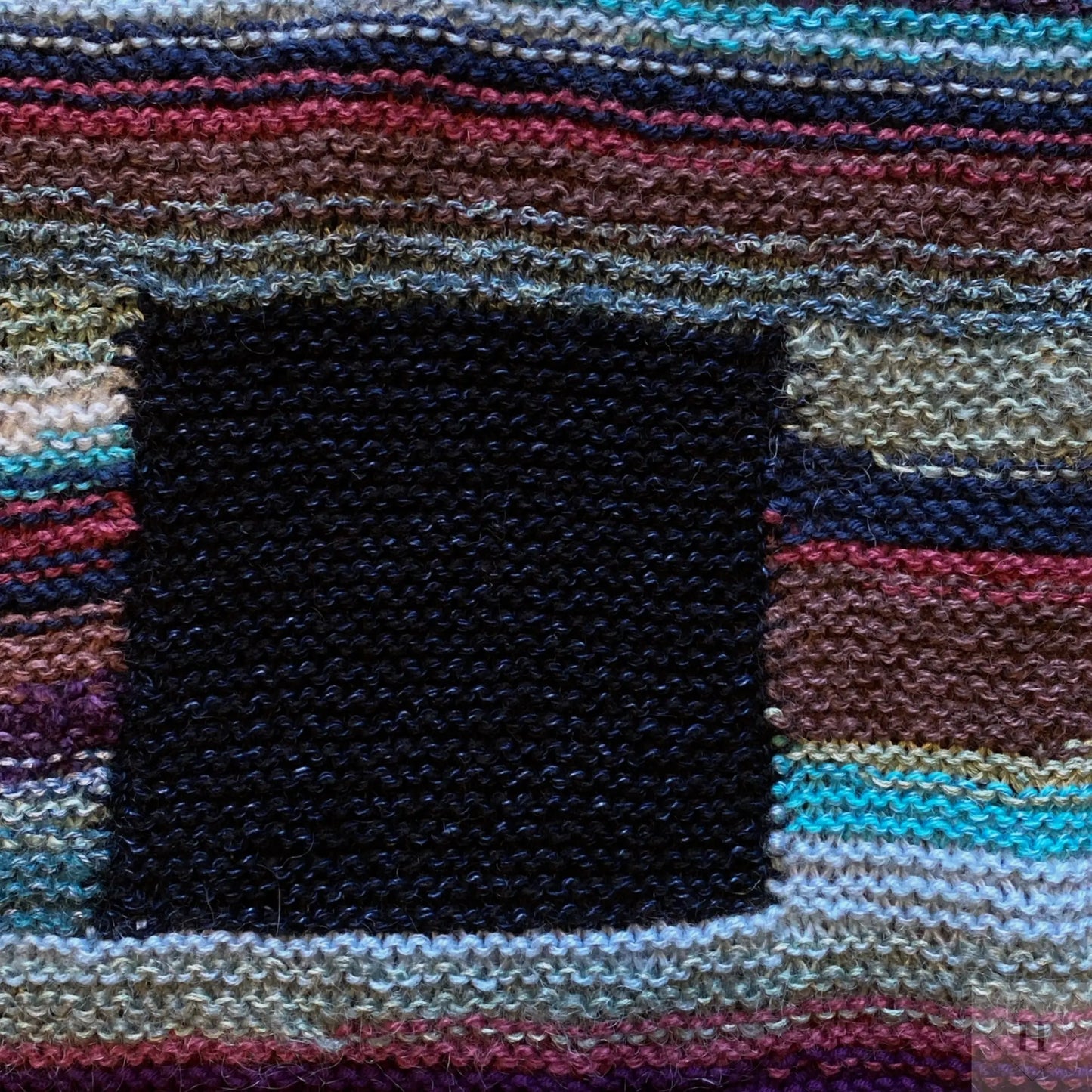 Strikket trøje i uld str L - XL Jo C