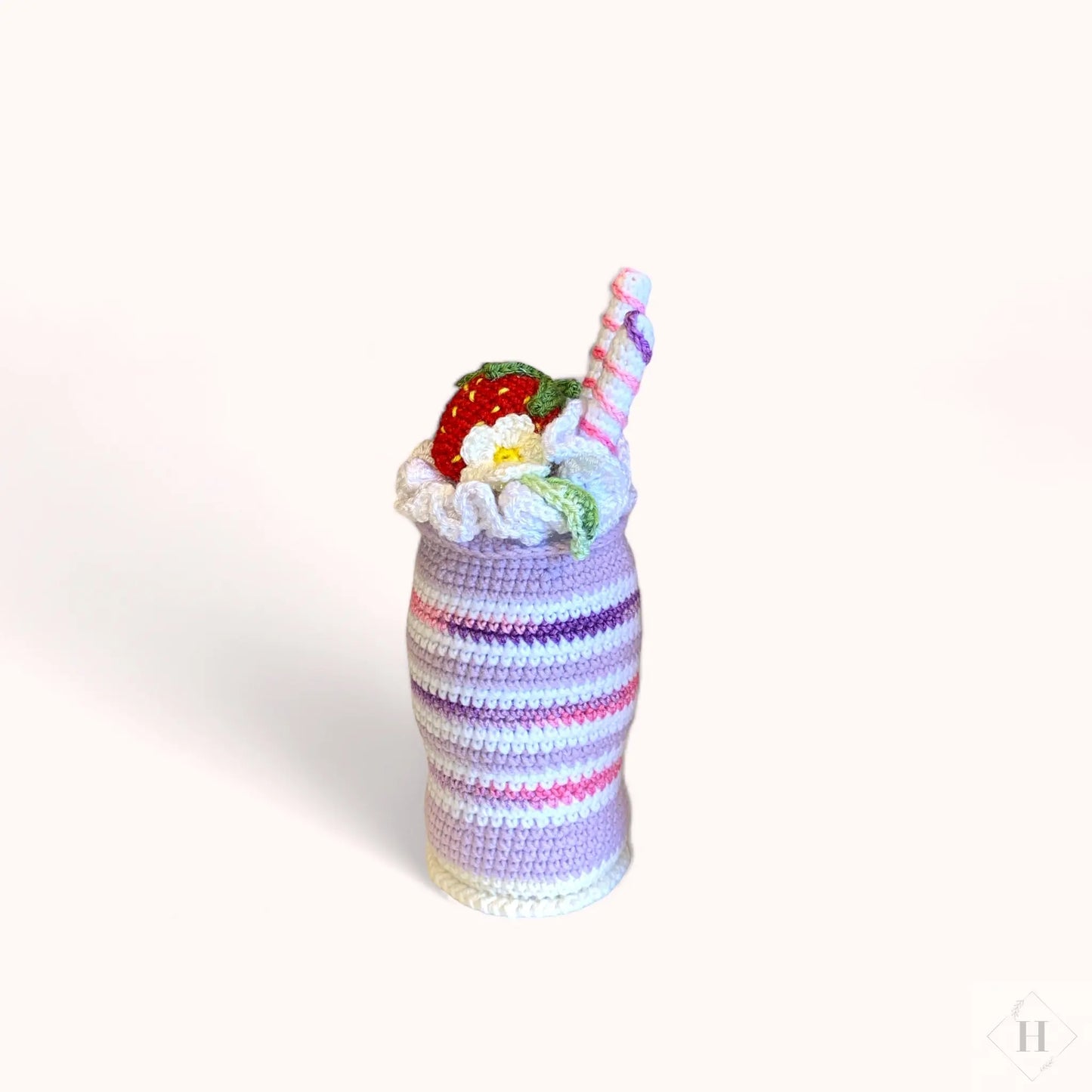 Hæklet legemad - milkshake Håndlavet af