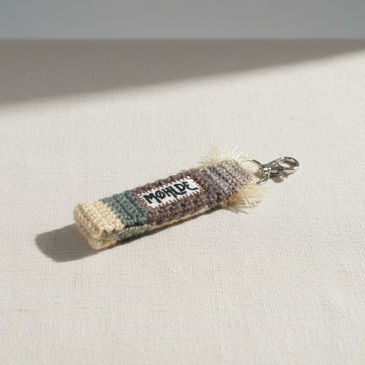 Hæklet wristlet - brune nuancer