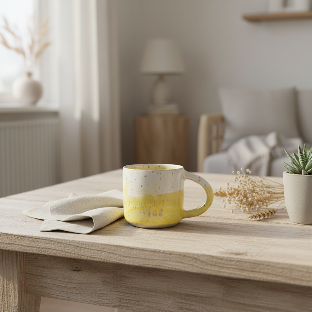 Håndlavet keramikkrus med hank – “Far” | Clay by Hornstrup
