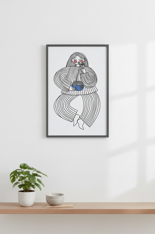 Kunstprint - Spisetid