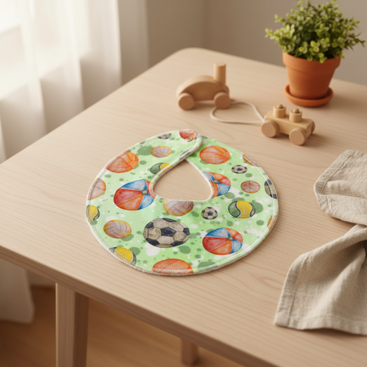 Savlesmæk med boldmotiv fra M Henriksen Design – nordisk hjemmesetting