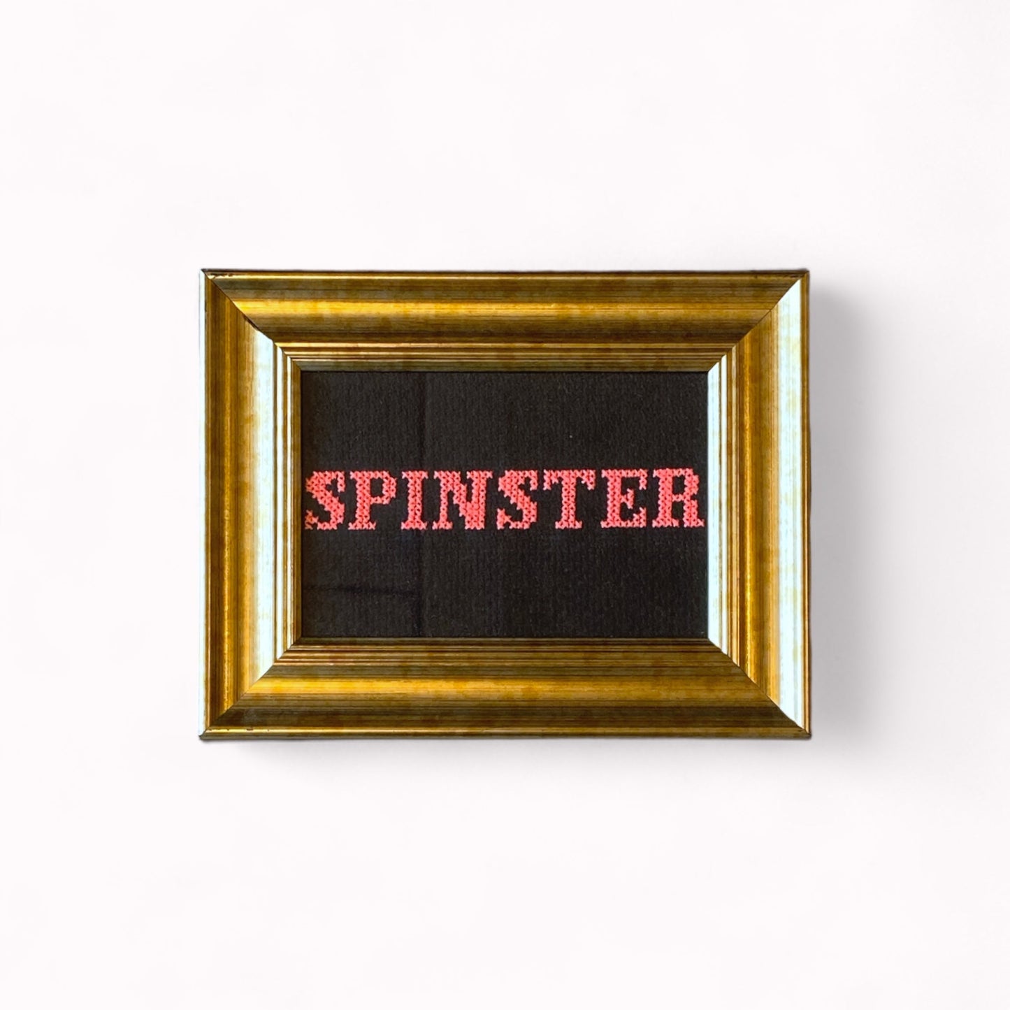 Broderi i ramme - Spinster Gitte Bramm