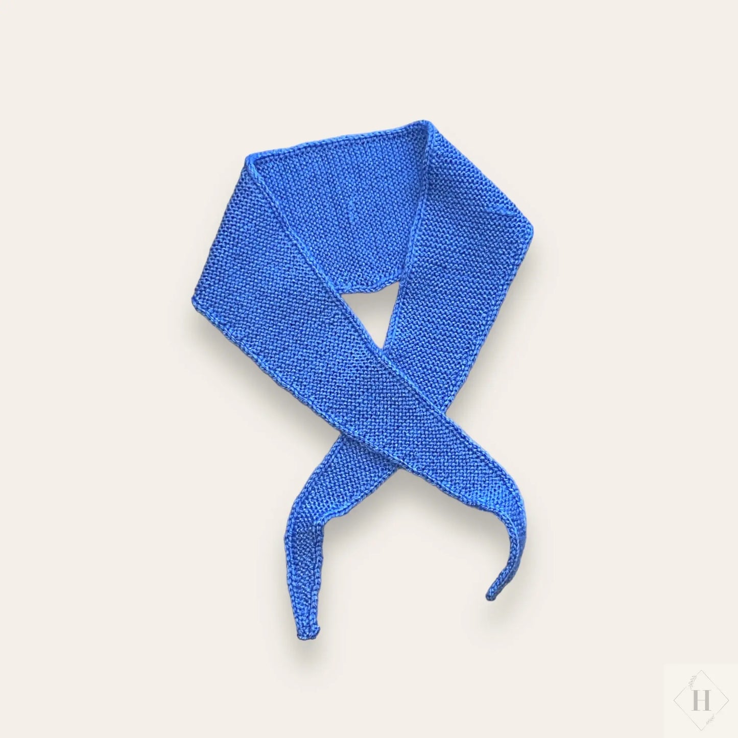 Lille tørklæde i akryl - lyseblå Laila