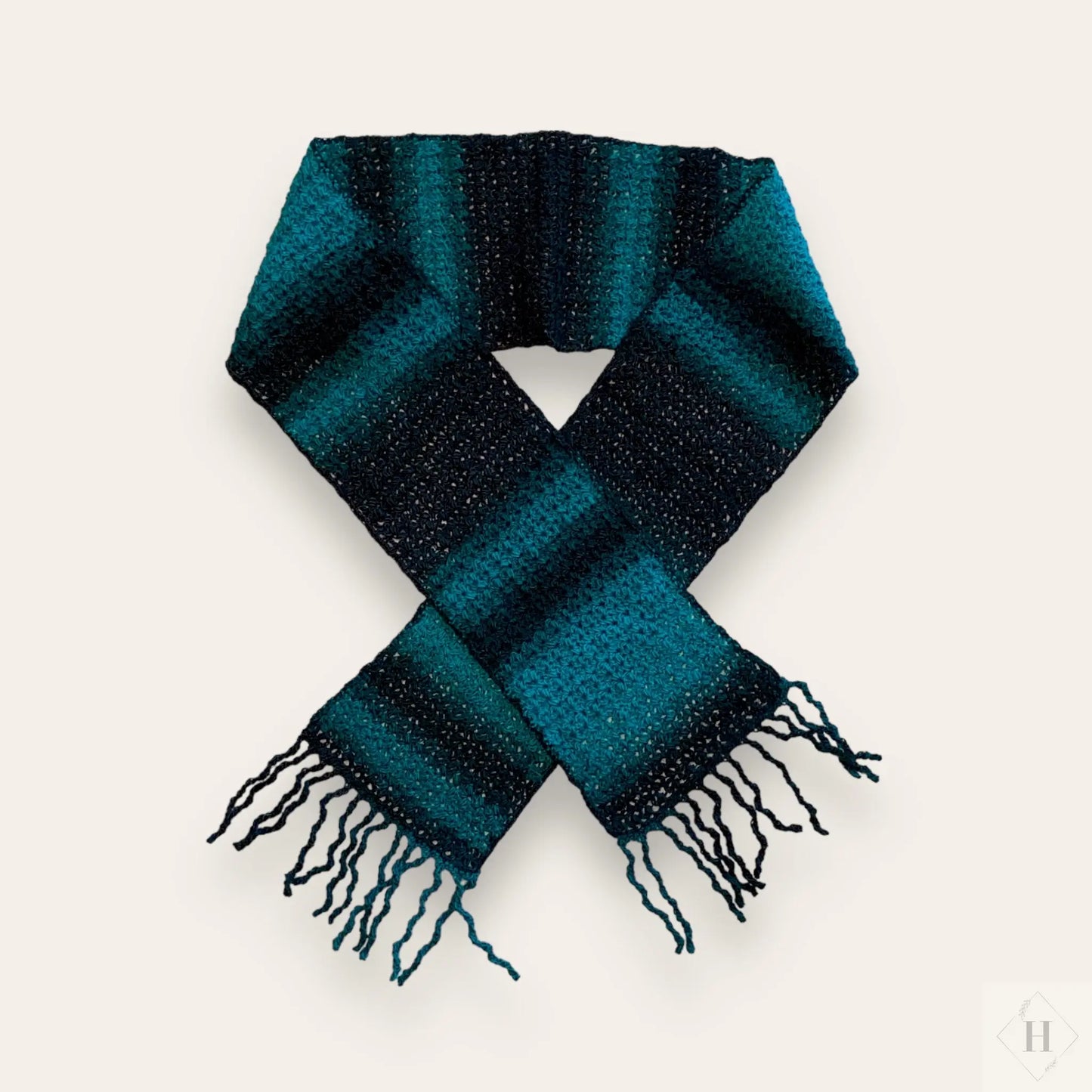 Halstørklæde i tynd uld Jnortheved