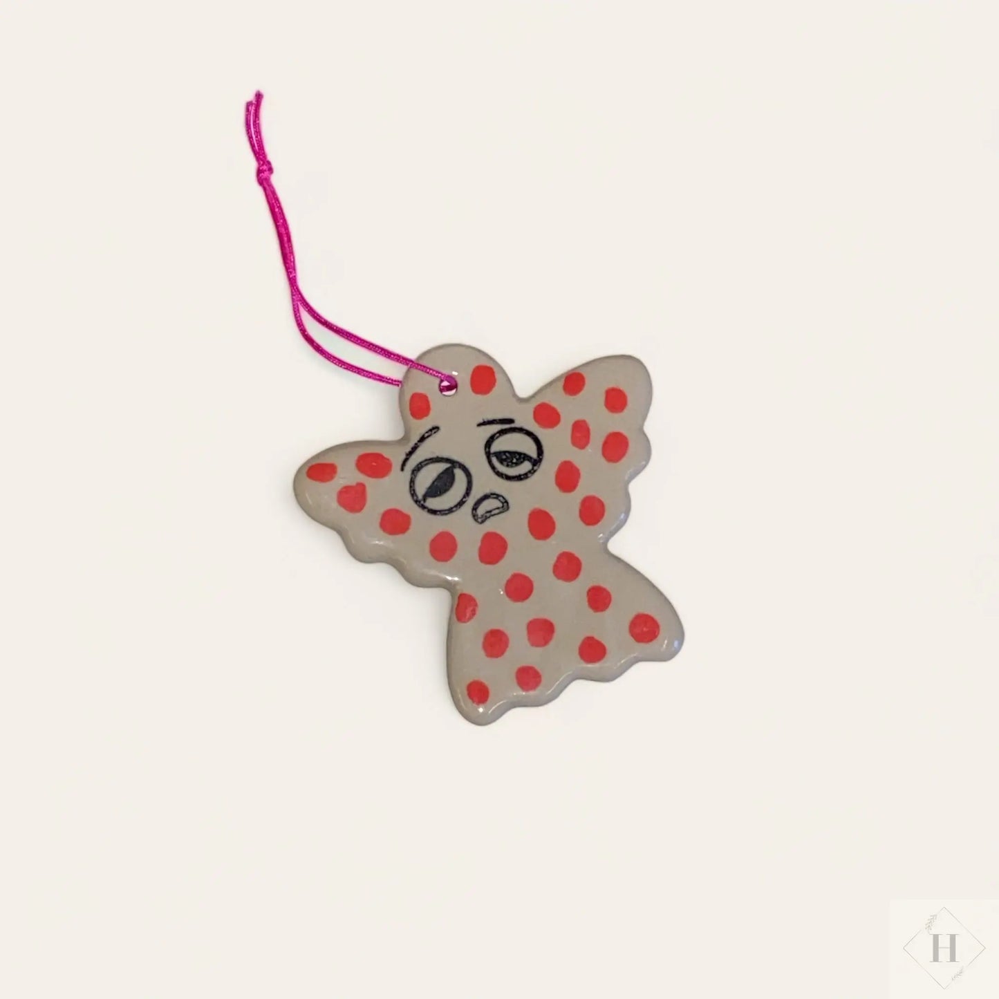 Stentøjs ophæng - skytsengel Gitte Bramm