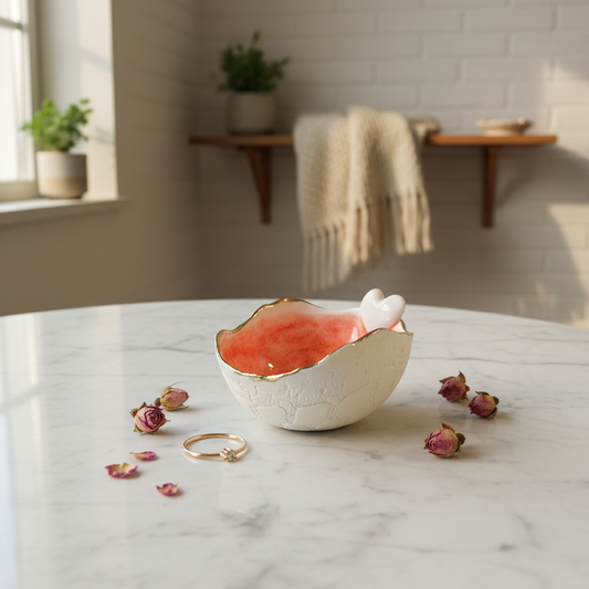 Porcelænsskål laks hjerte Jøwjøw – lifestyle