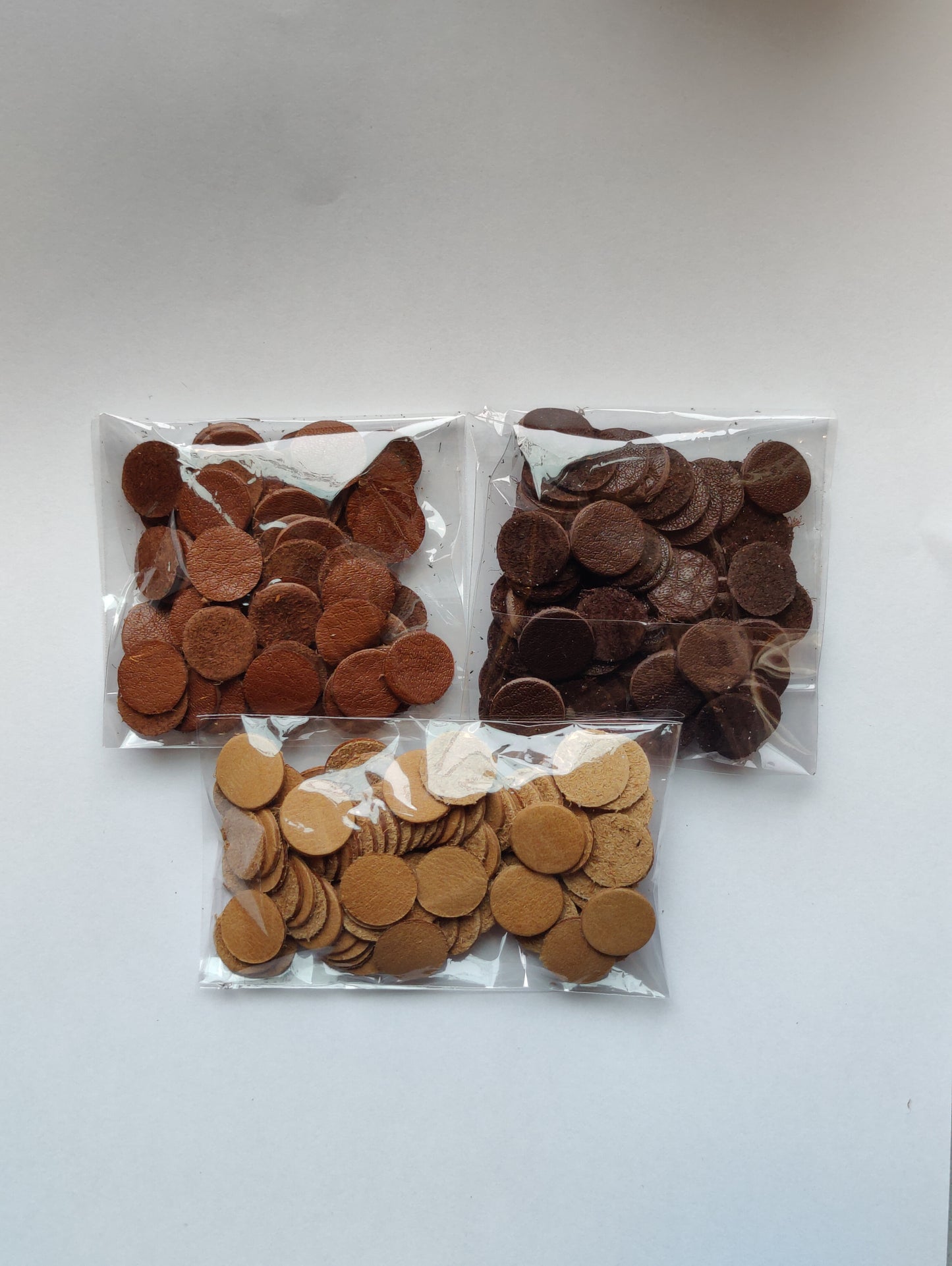 DIY - kogler/kugler i læder (sæt med 3stk