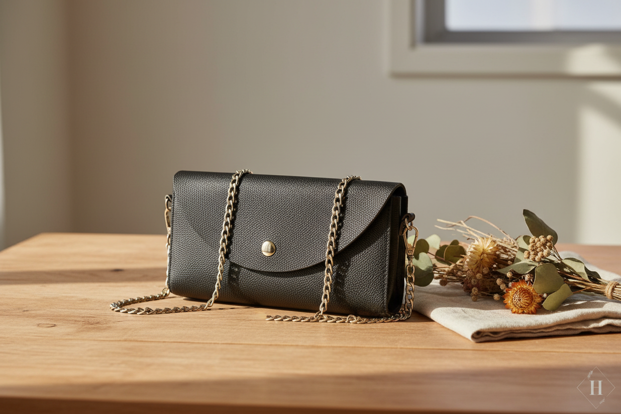 Stylet billede – Clutch koks med kæde