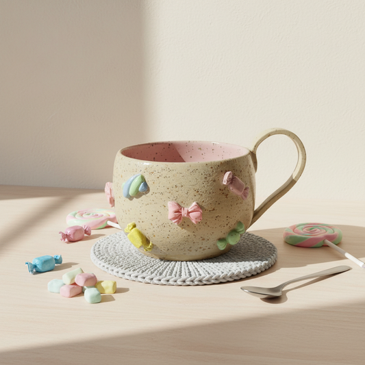 Stylet jumbo kop i stentøj med slik