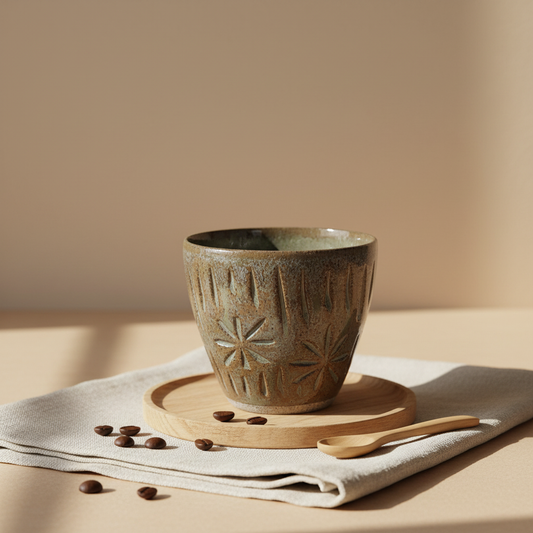 Stylet kop uden hank i brun