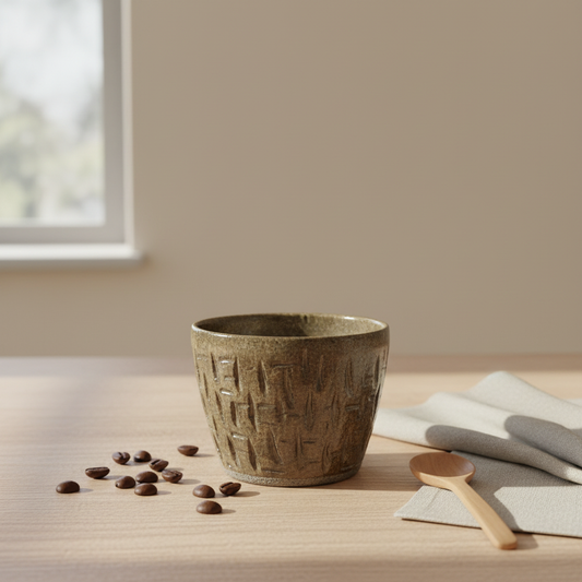 Stylet kop uden hank i brun