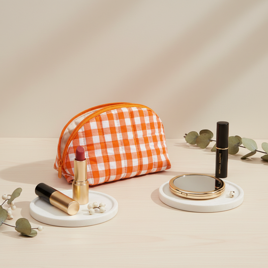 Stylet makeup pung i orange tern