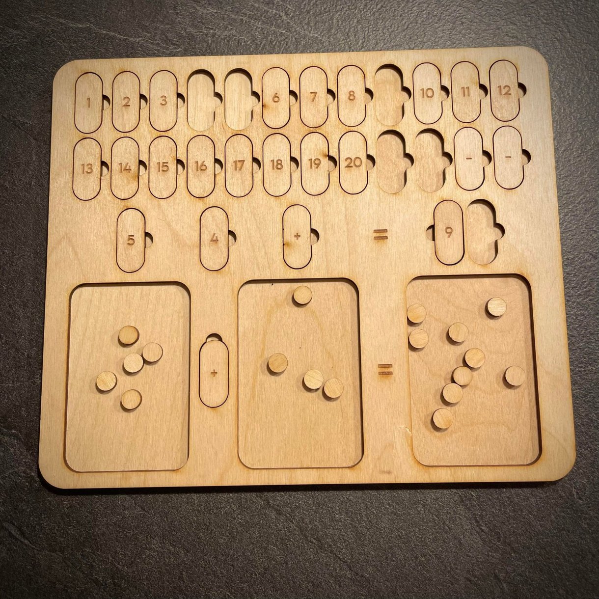 Matematik plade Familien KL