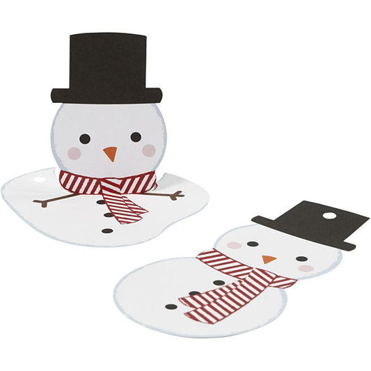 Gavemærker - snemand Håndlavet af