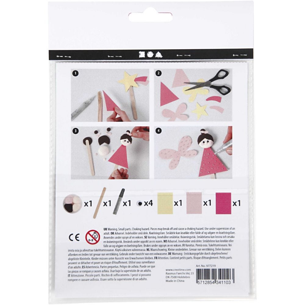 Mini krea sæt - ispinde figurer Håndlavet af