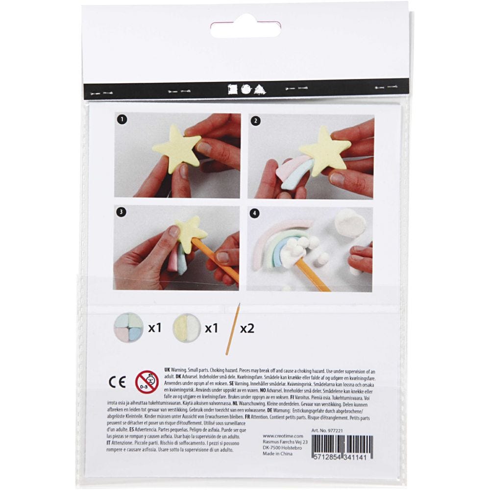 Mini krea sæt - blyants toppere Håndlavet af