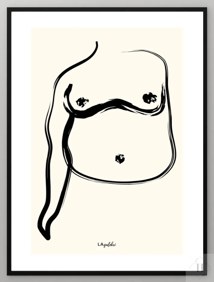 Kunstprint - Dad bod Lagalebri