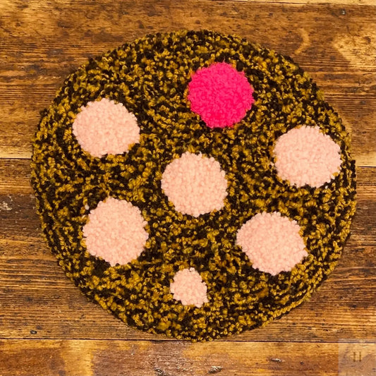 Håndtuftede små tæpper Gitte Bramm