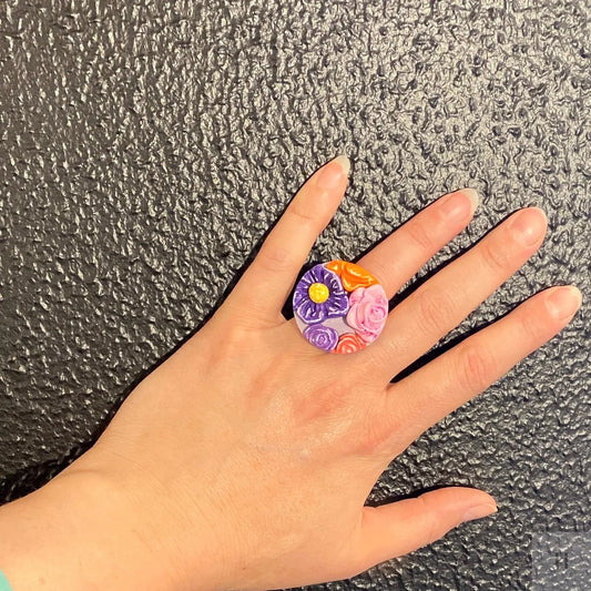 Ring med claymotiv Fie Samson