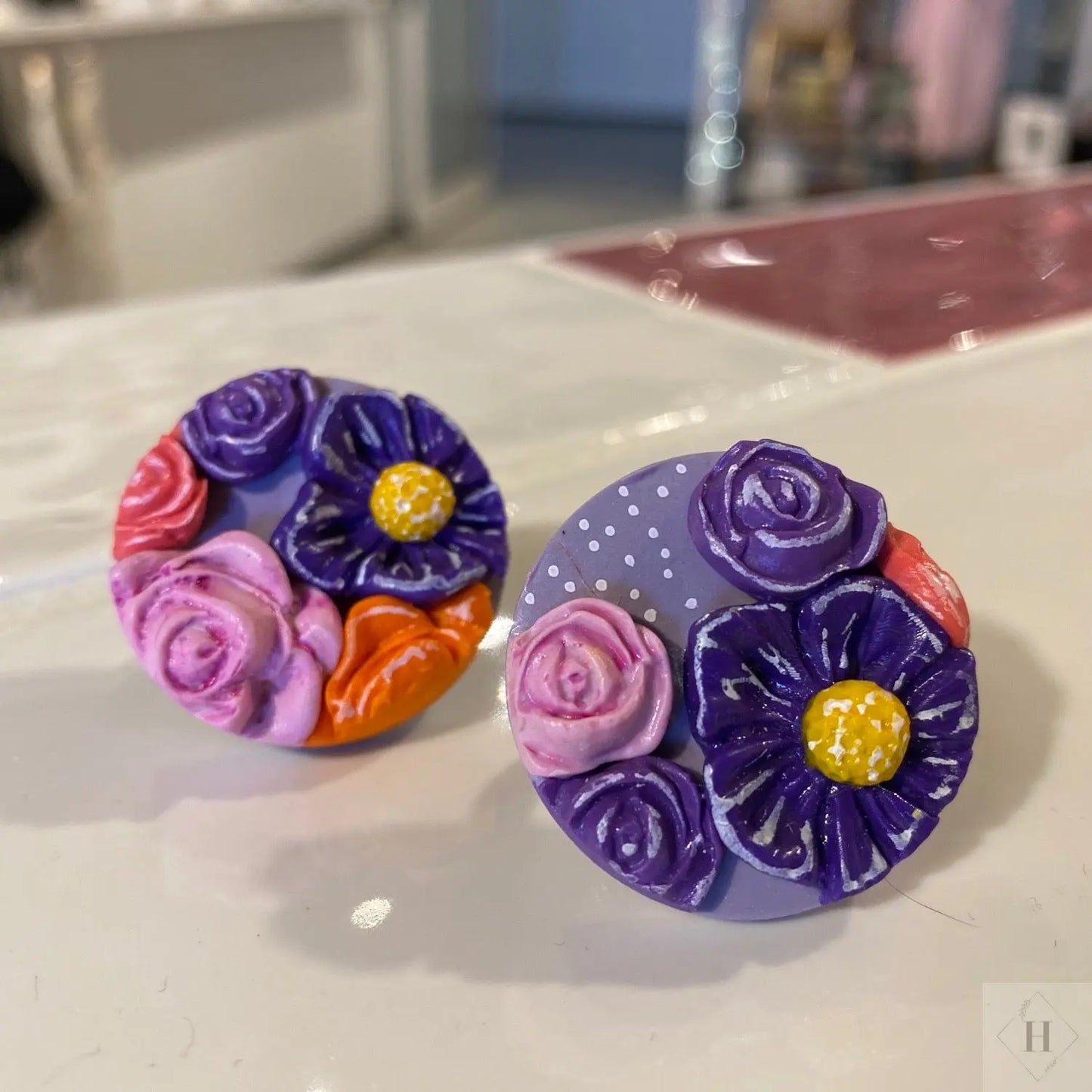 Ring med claymotiv Fie Samson