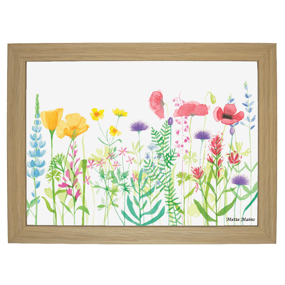 Blomstermark liggende - A5 Mette Mains