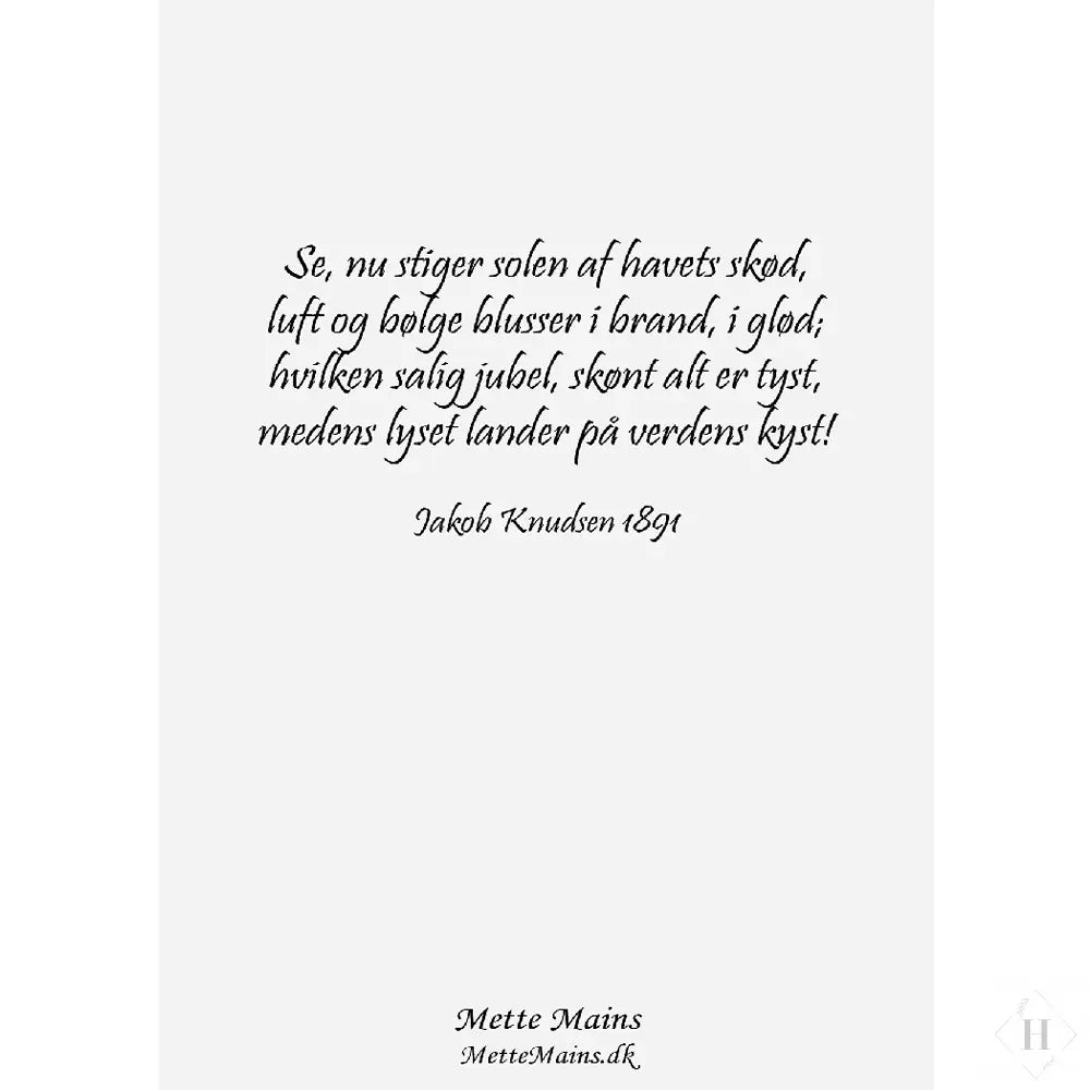 Konfirmation - kort Mette Mains