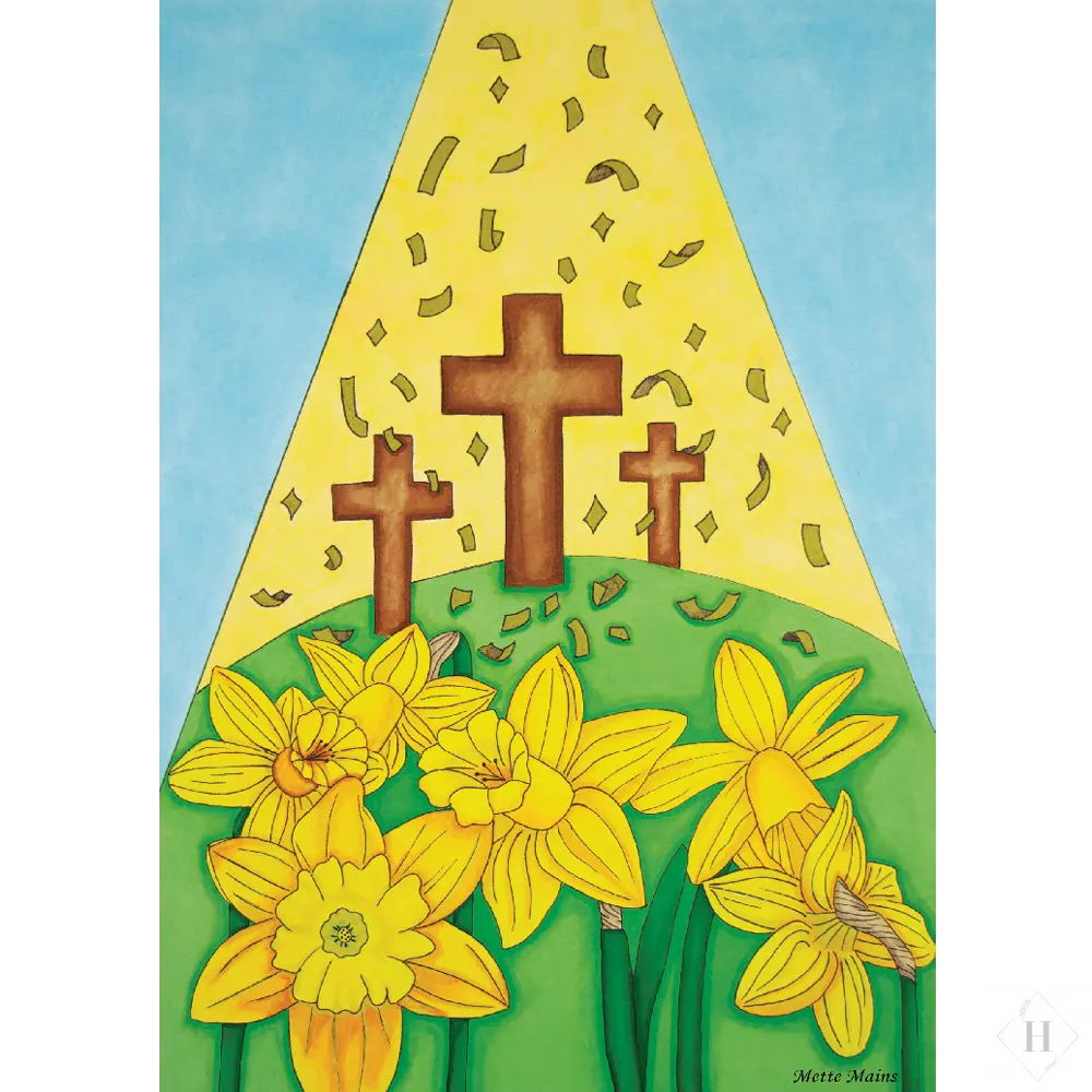 Påskekort Mette Mains