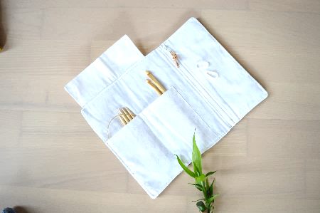 Syvejledning RejseKit - Lille etui til dine hæklenåle og wirepinde Faster Badaster