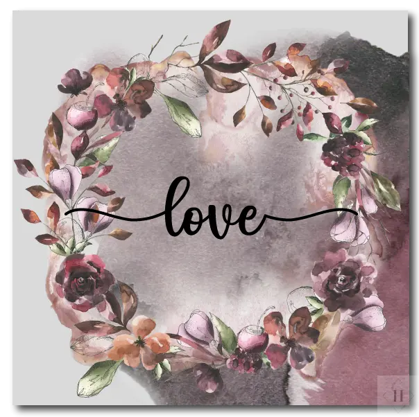 Dekorations flise - purple love (11x11cm) Moodtiles